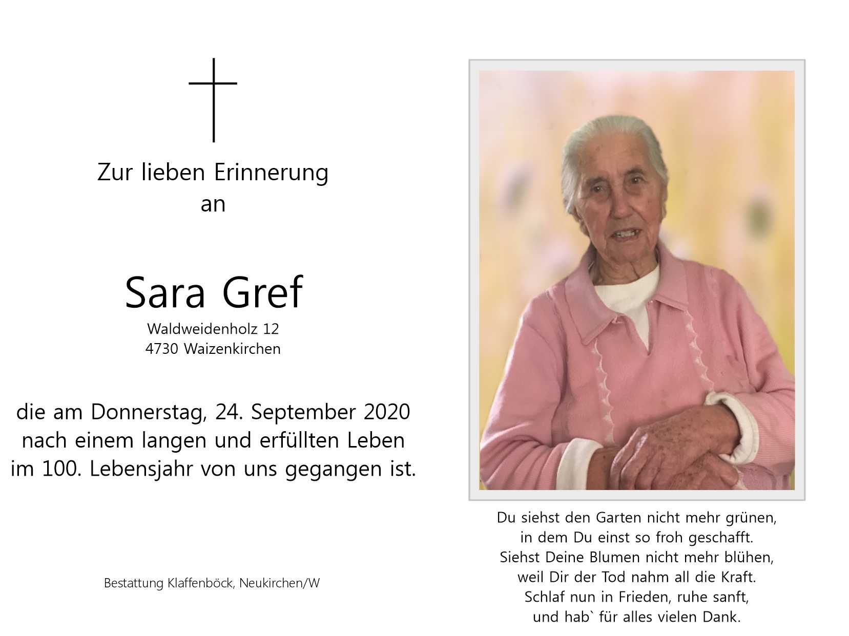 Sara  Gref