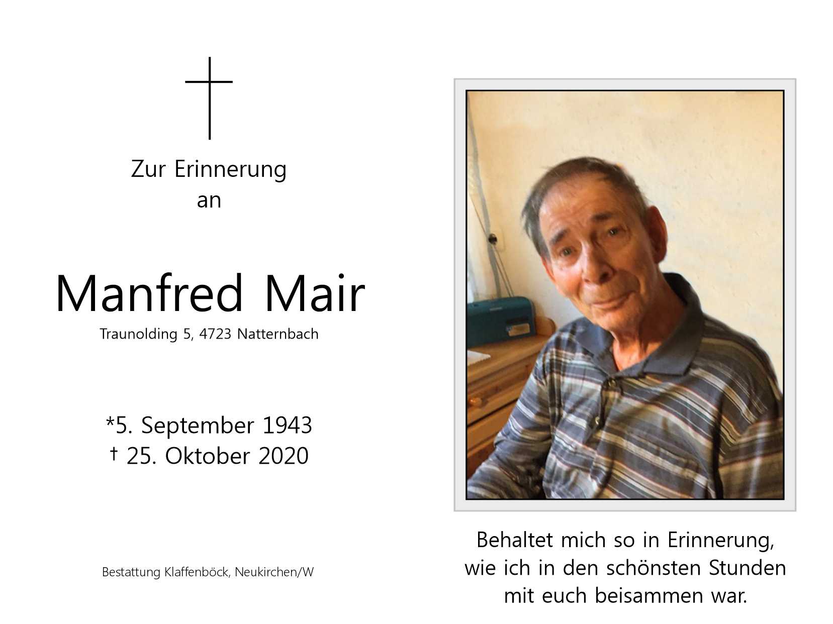 Manfred  Mair
