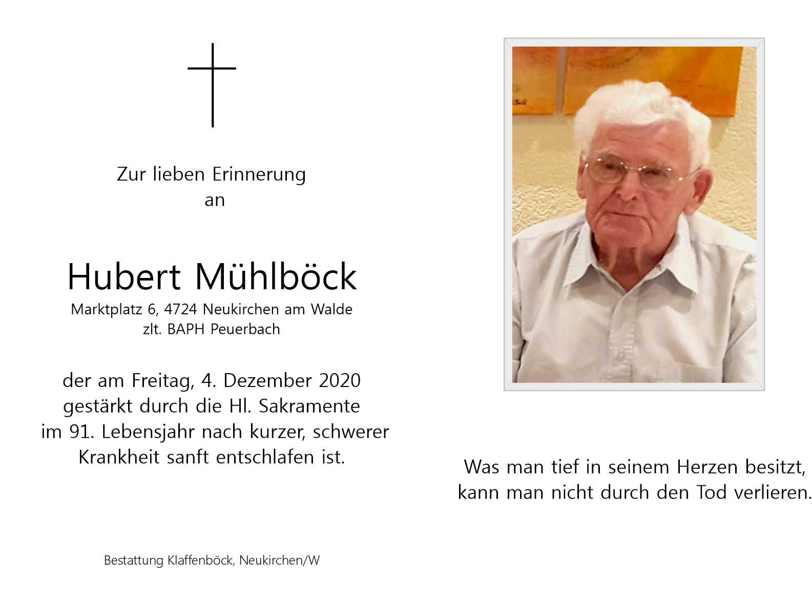 Hubert  Mühlböck