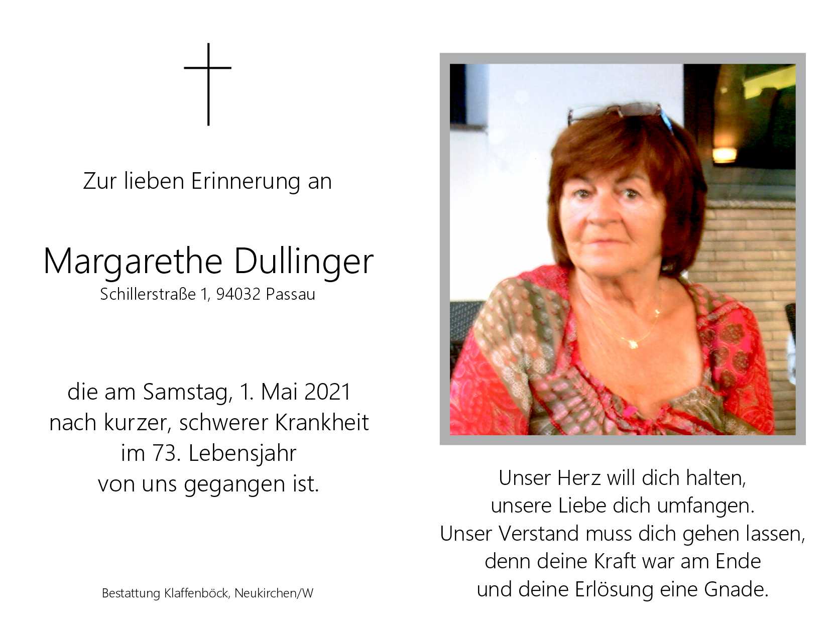 Margarete  Dullinger