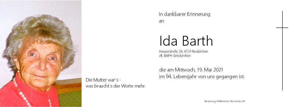 Ida  Barth