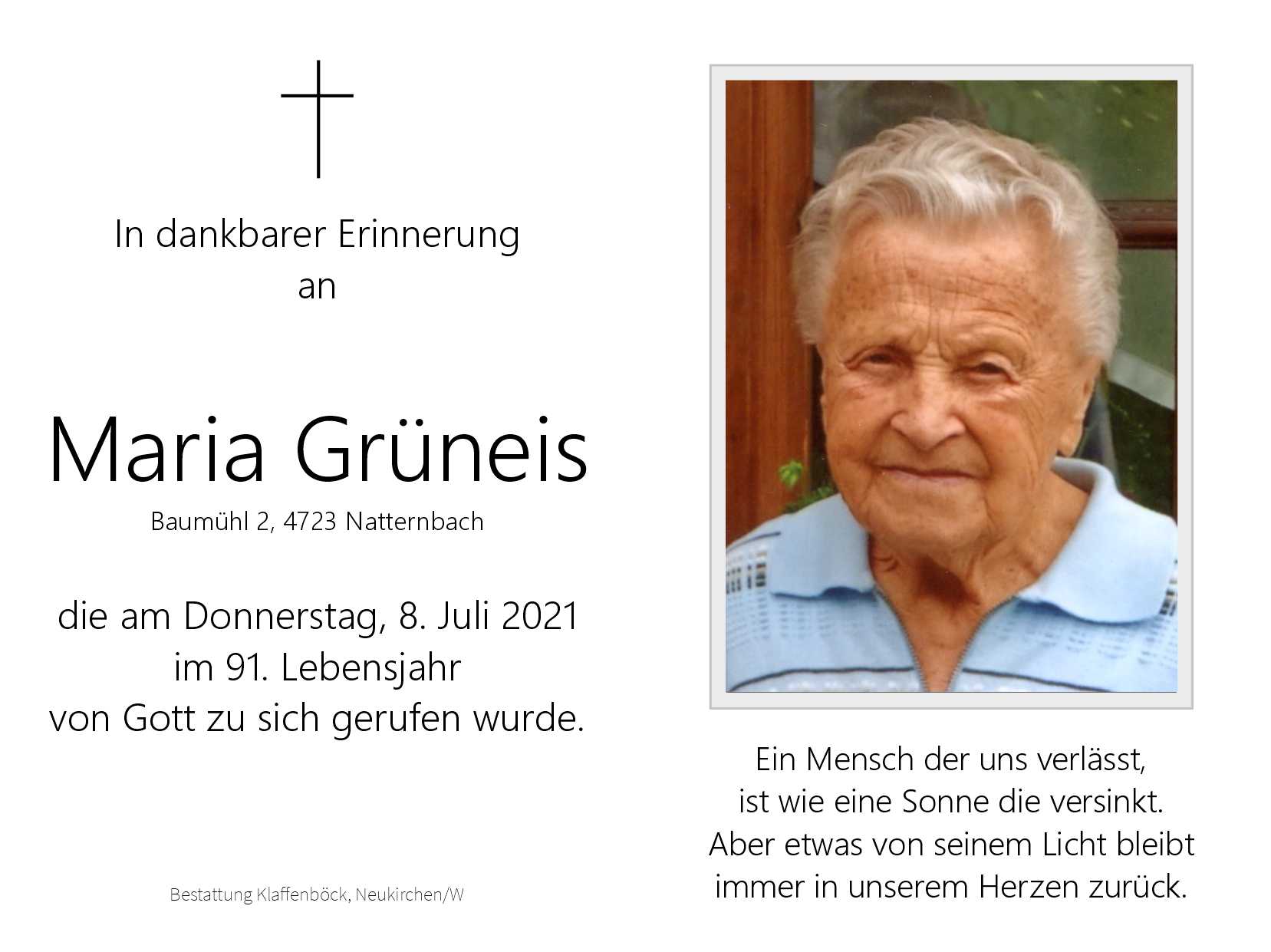Maria  Grüneis