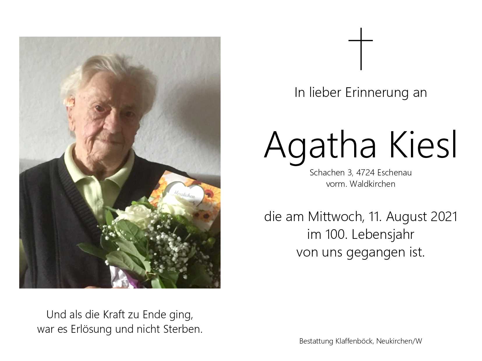 Agatha  Kiesl