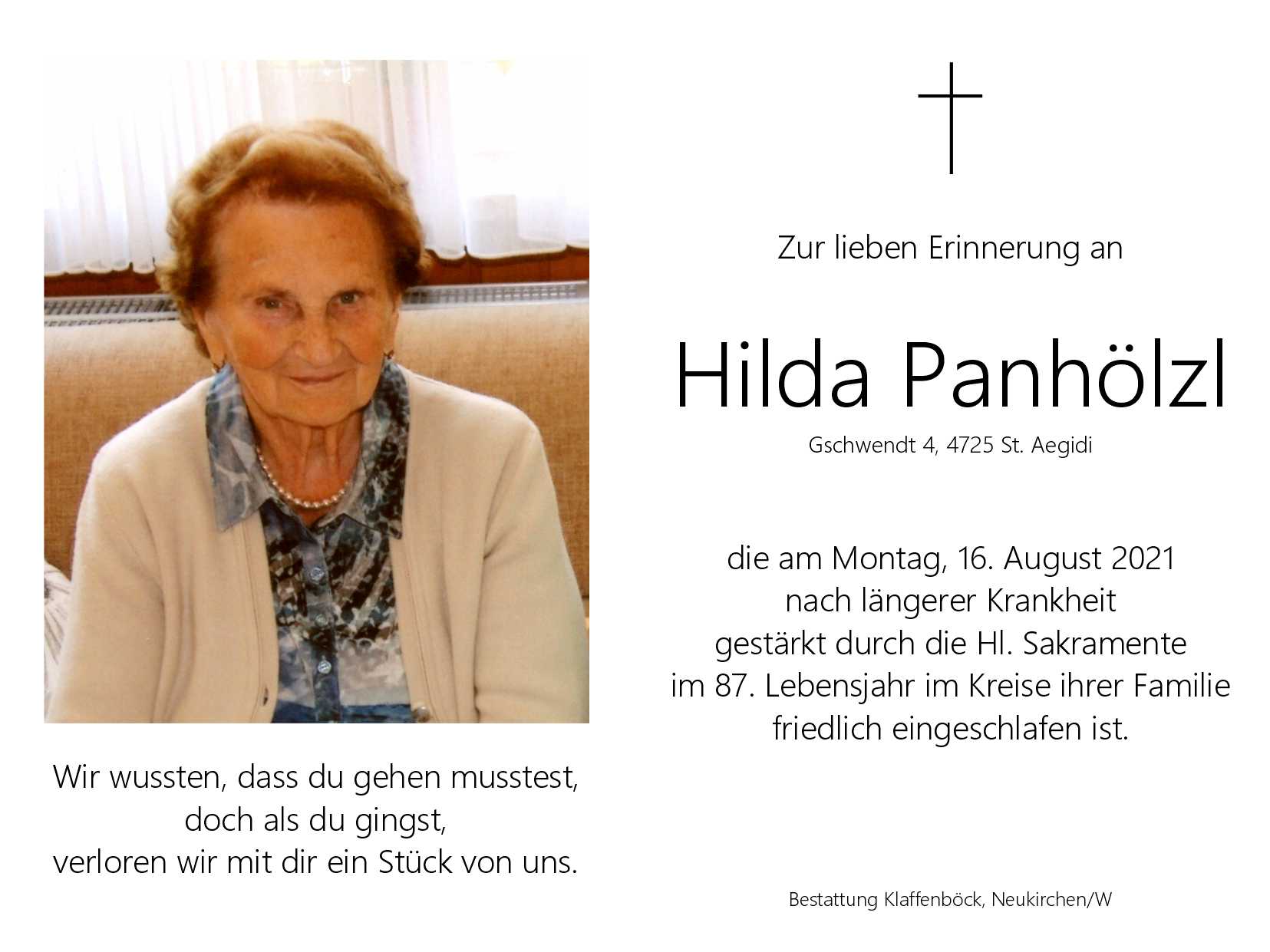 Hilda  Panhölzl
