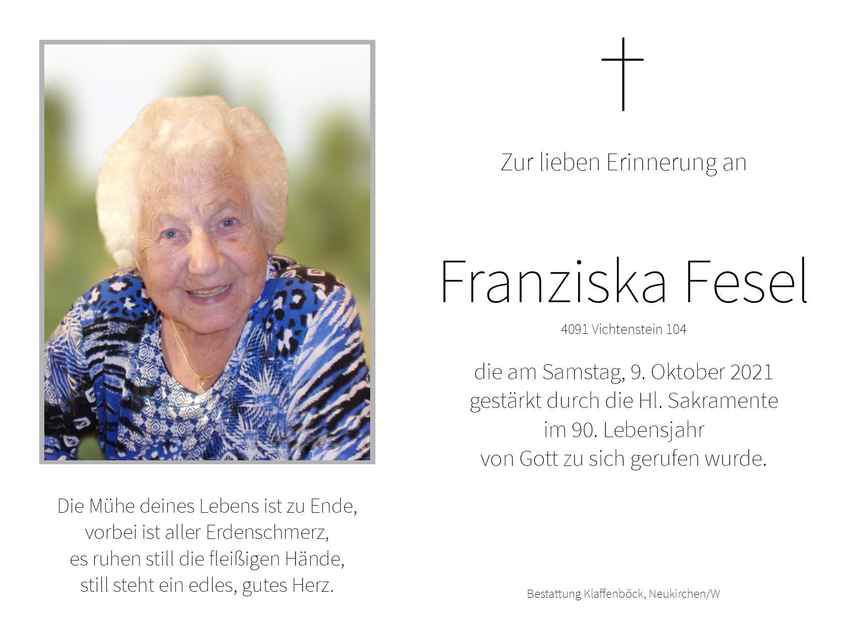Franziska  Fesel