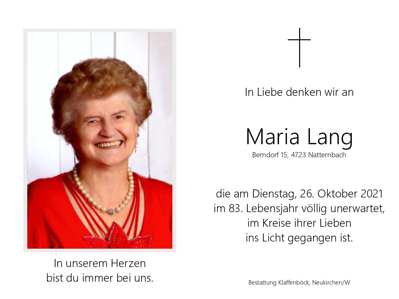 Maria  Lang