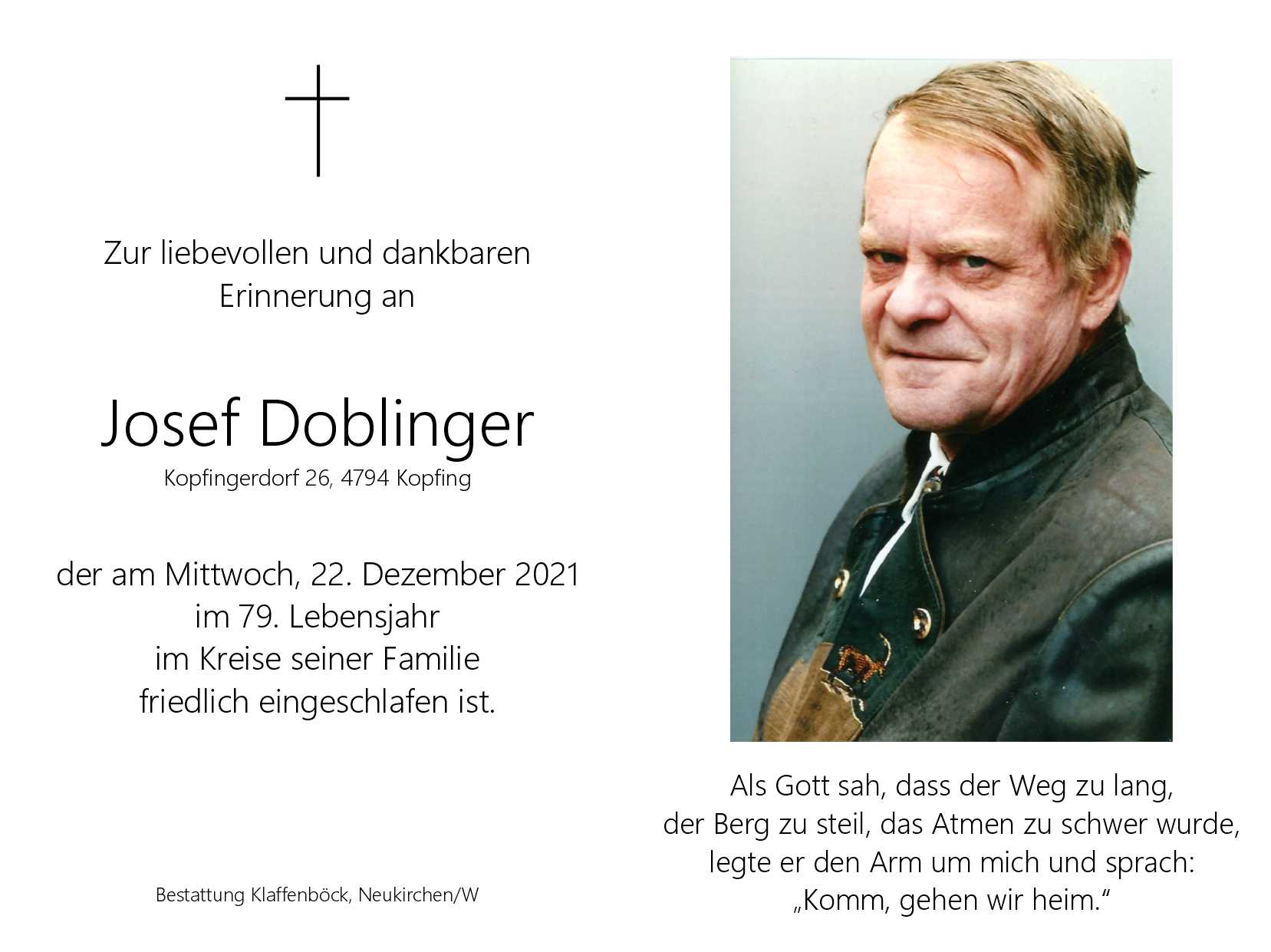 Josef  Doblinger