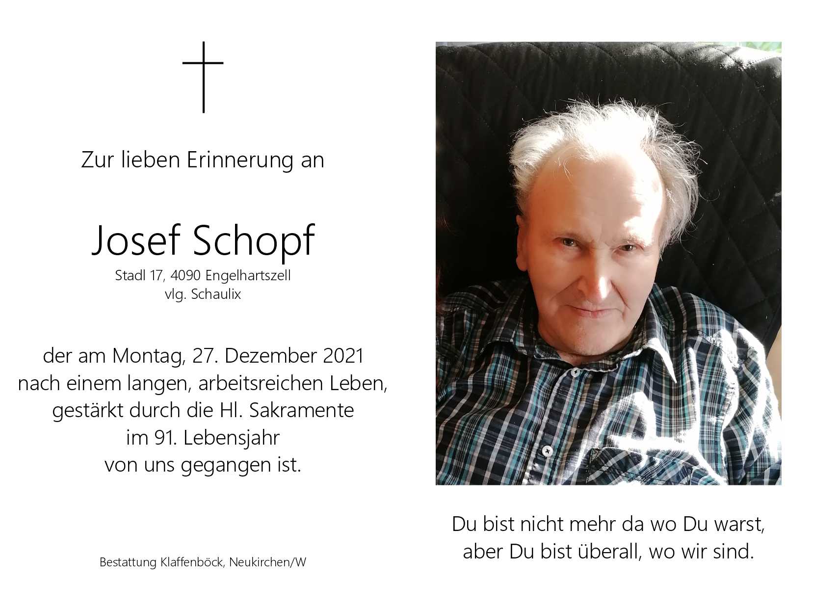 Josef  Schopf