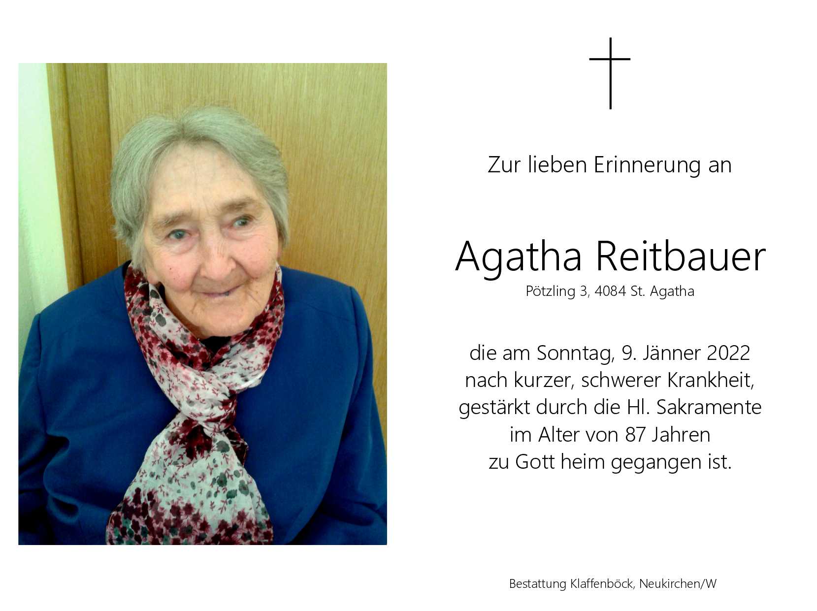Agatha  Reitbauer