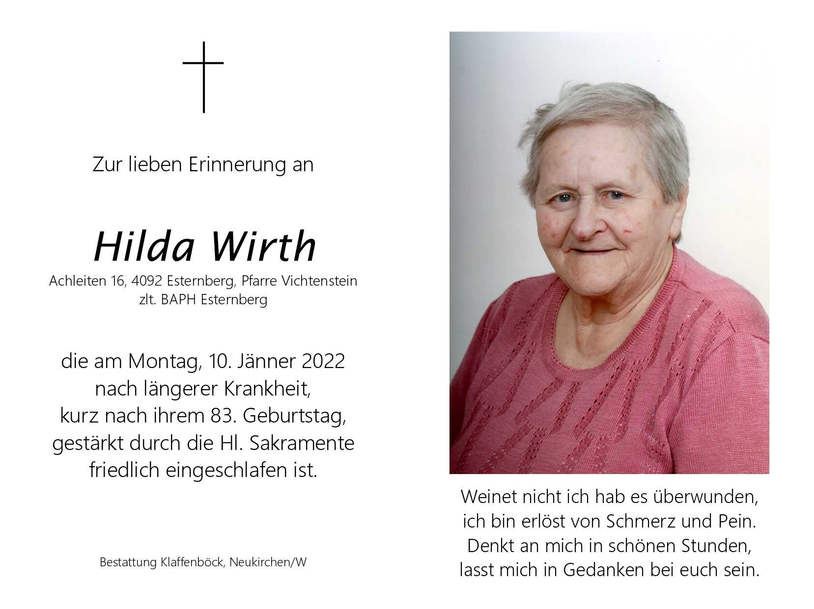Hilda  Wirth