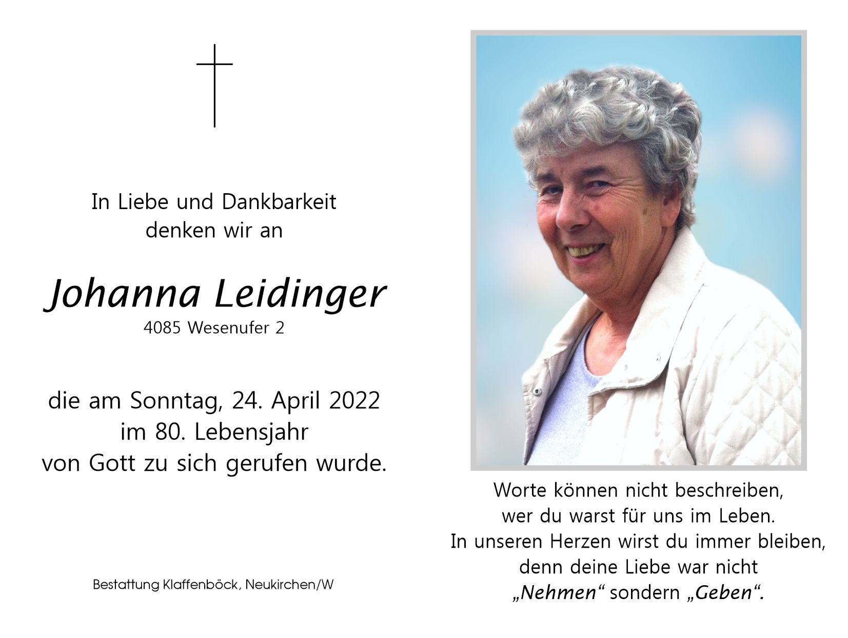 Johanna  Leidinger