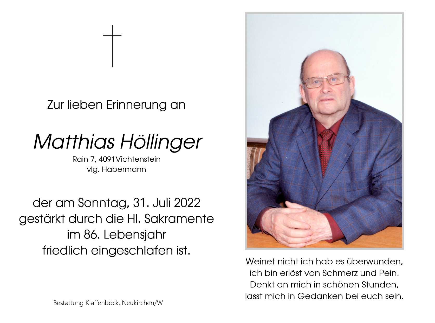 Matthias  Höllinger sen.