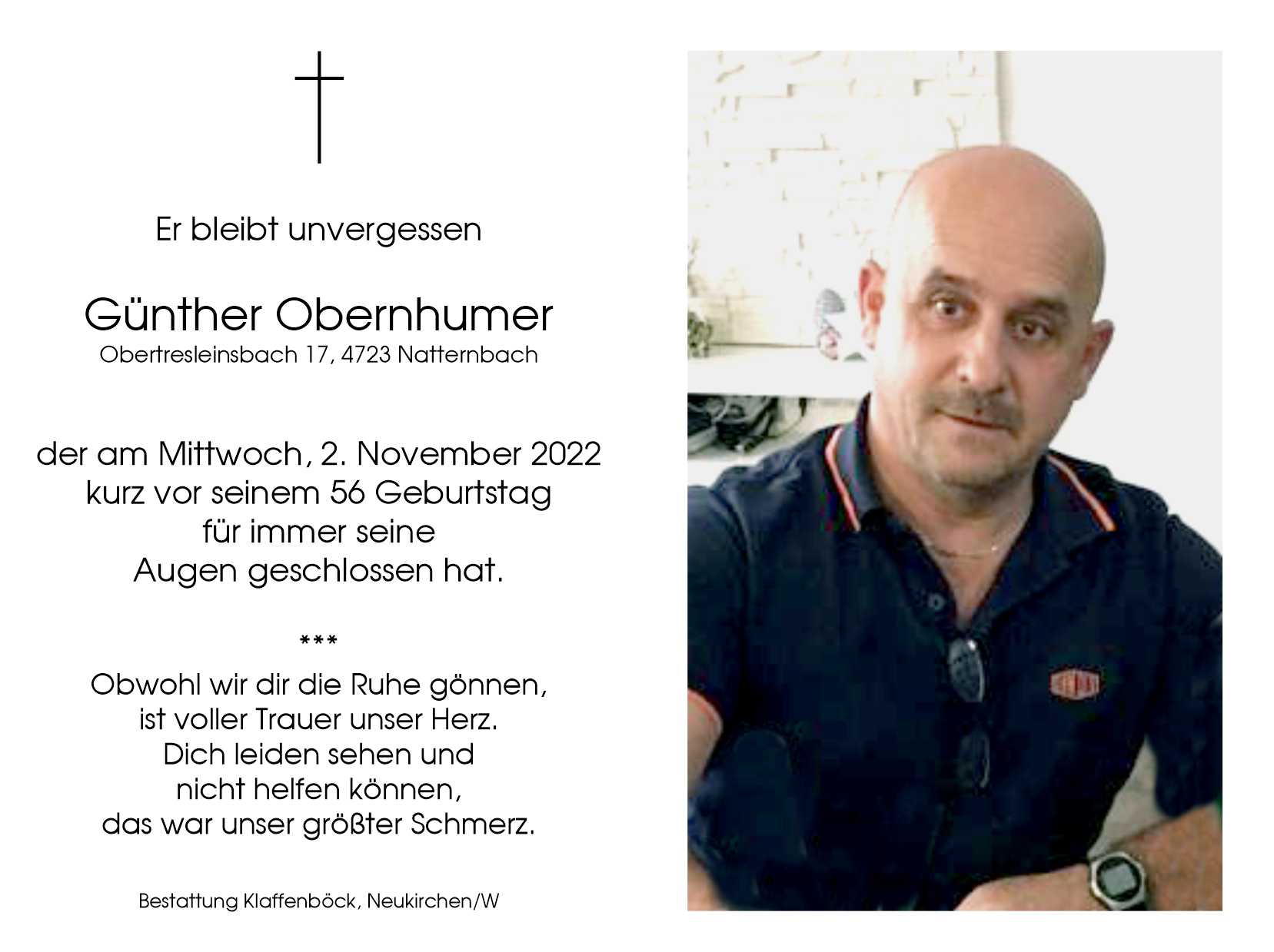 Günther  Obernhumer