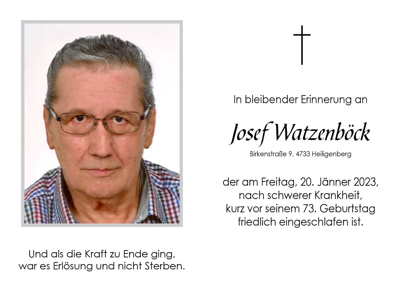 Josef  Watzenböck