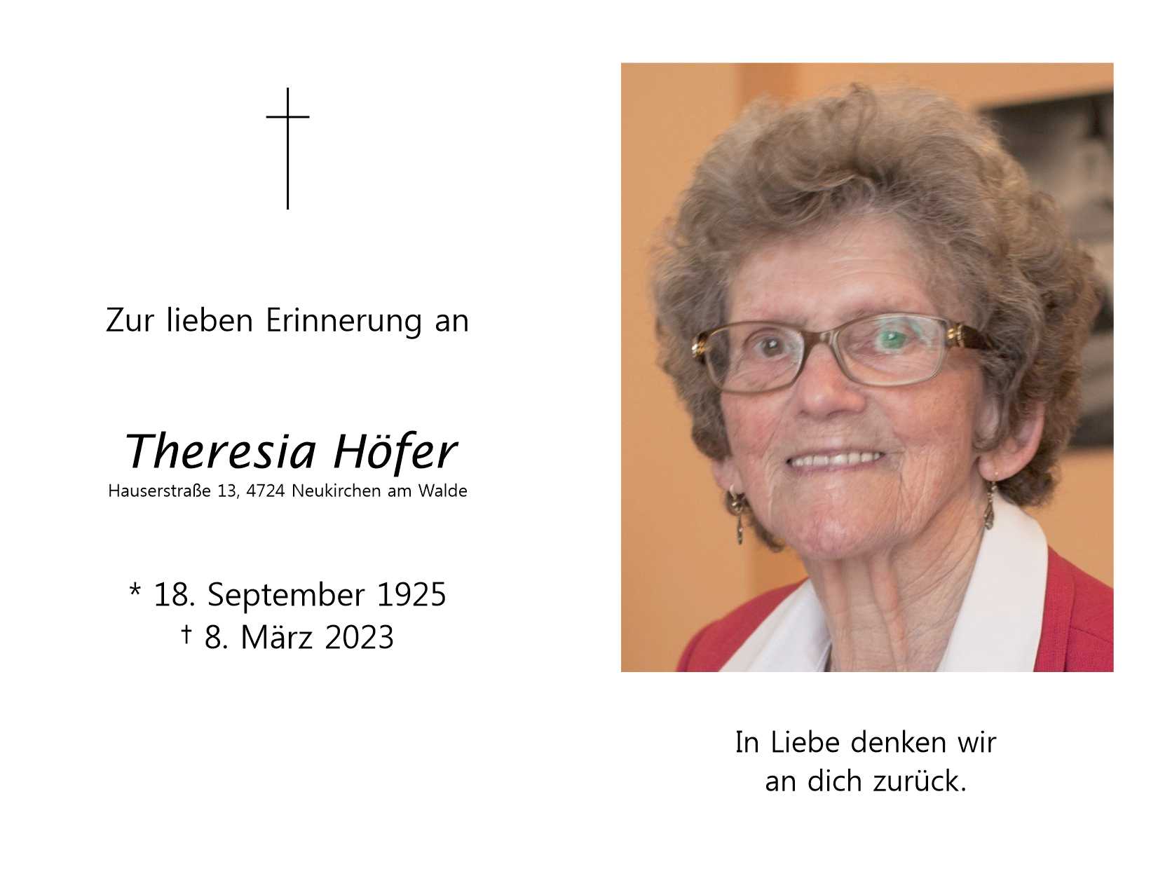 Theresia  Höfer