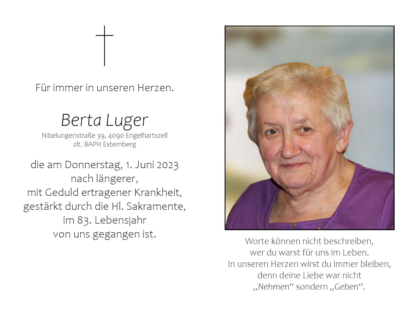 Berta  Luger