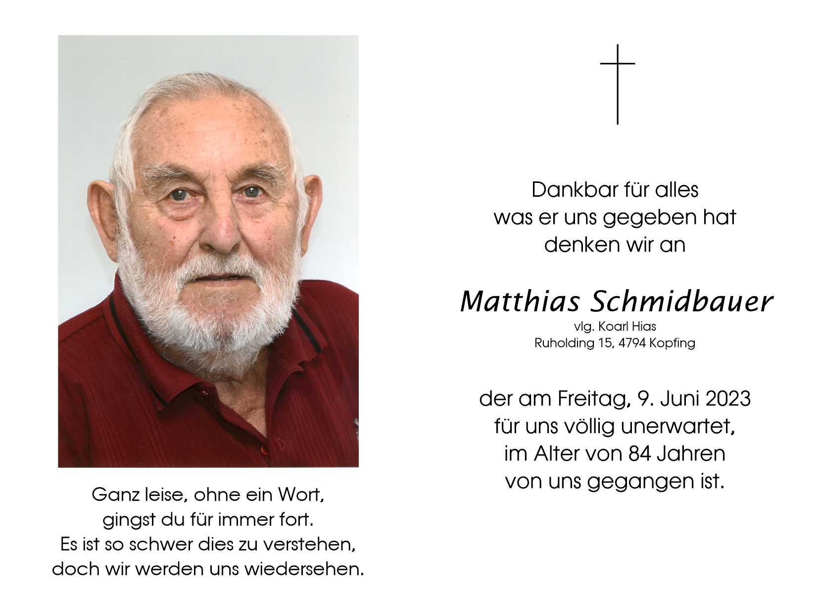 Matthias  Schmidbauer
