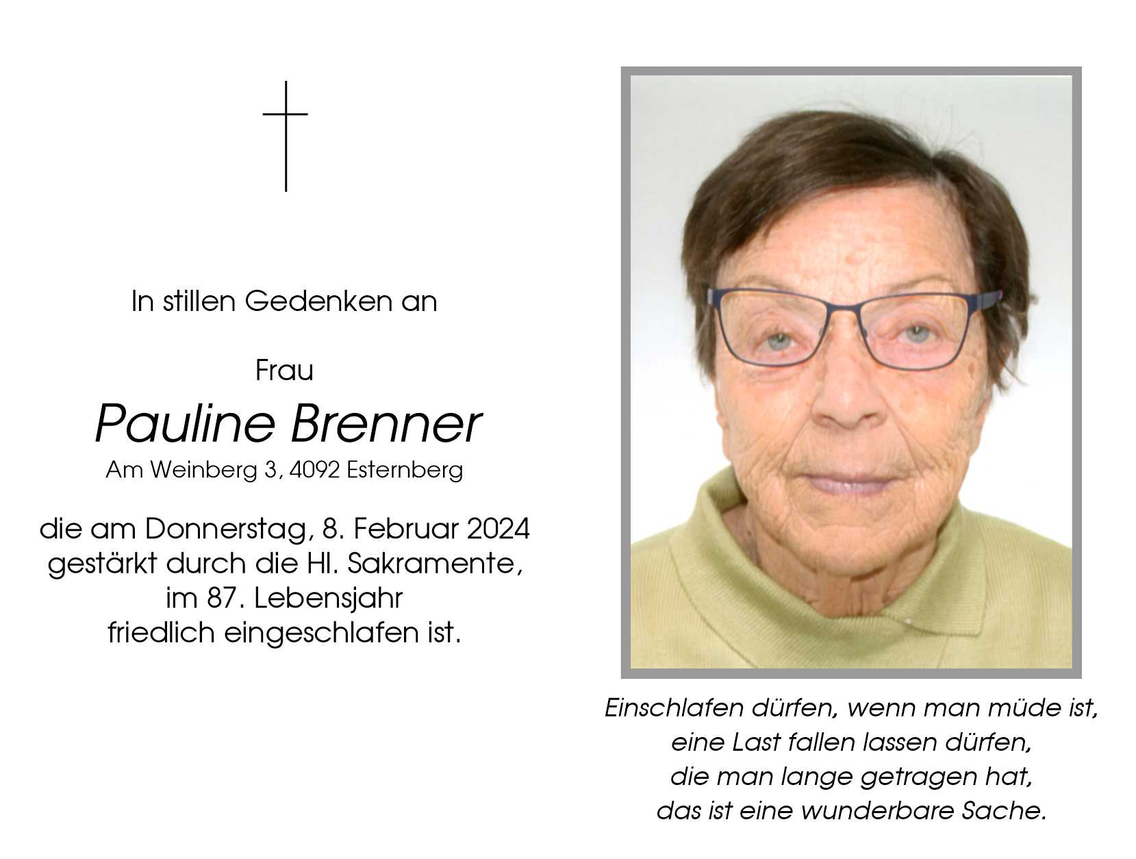 Pauline  Brenner