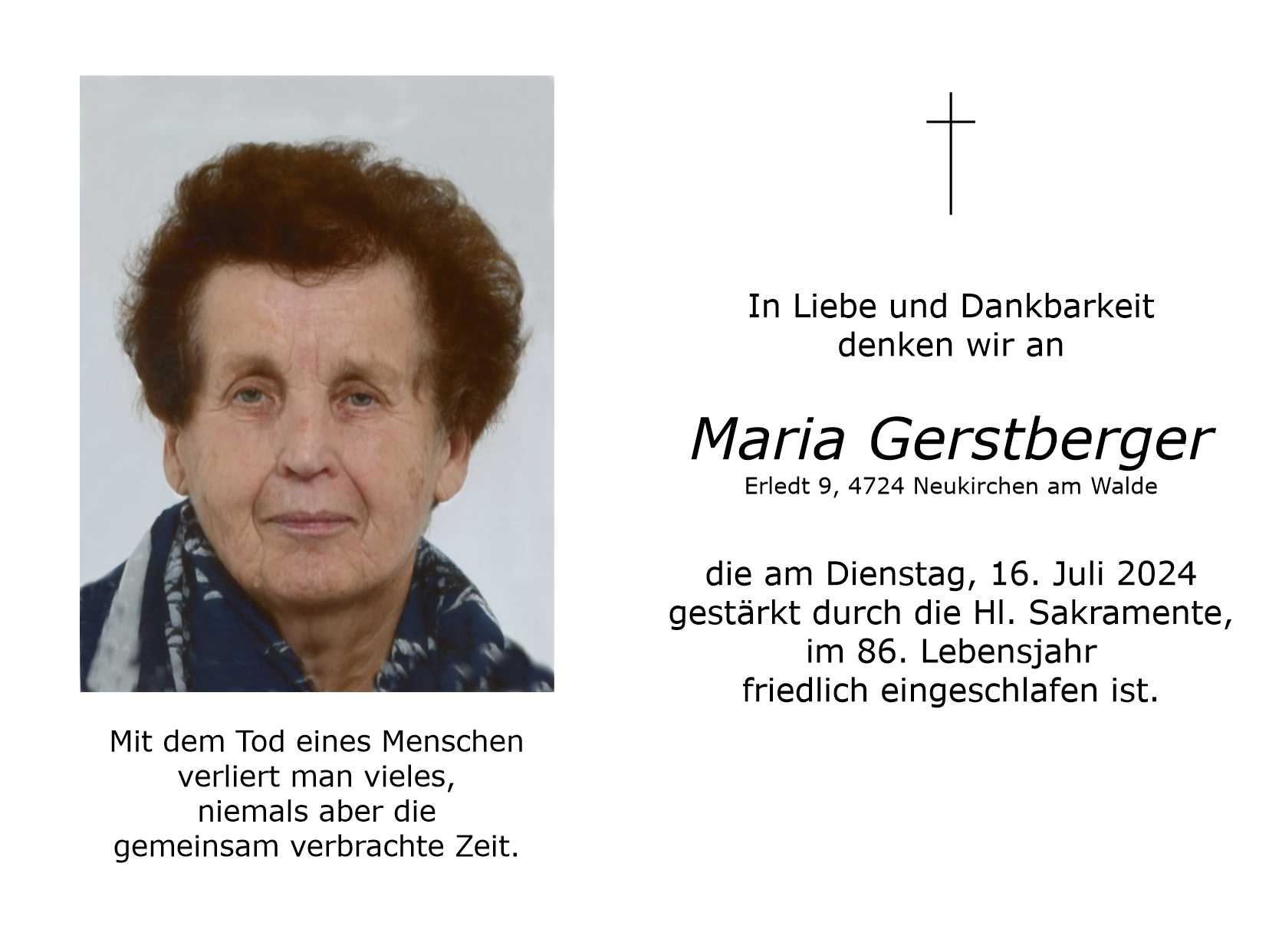 Maria  Gerstberger