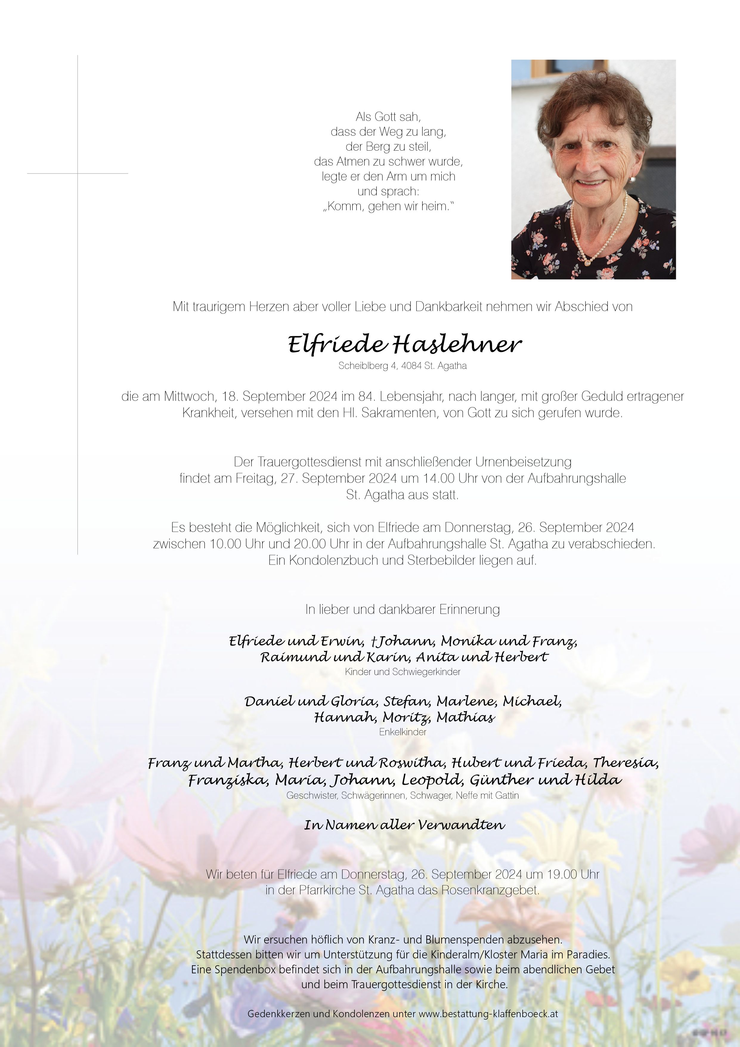 Elfriede  Haslehner