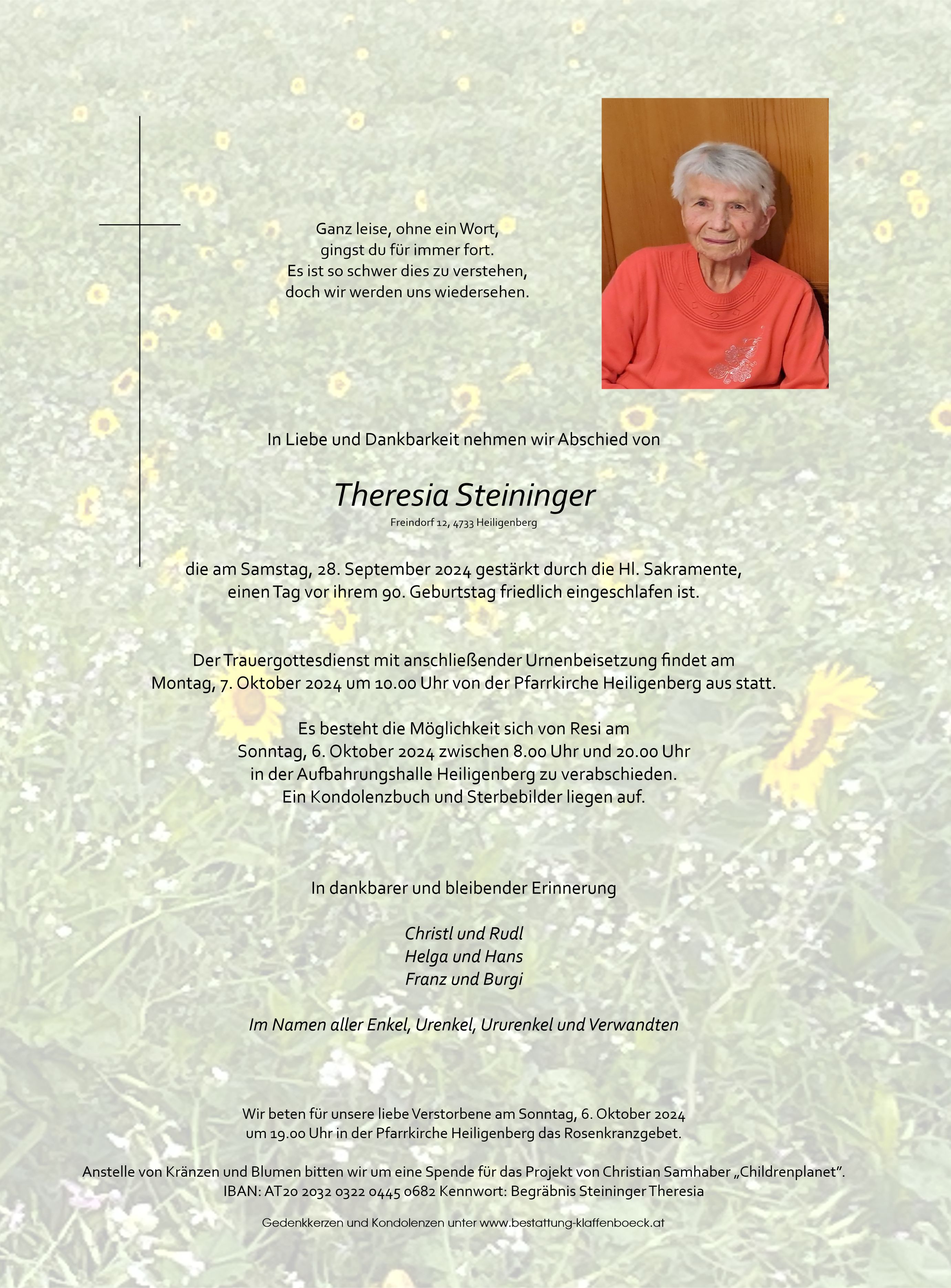 Theresia  Steininger