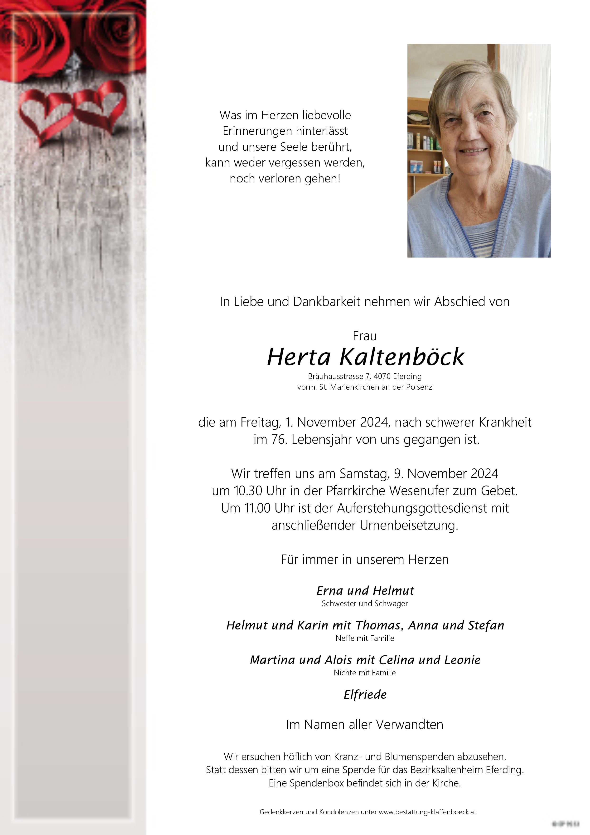 Herta  Kaltenböck