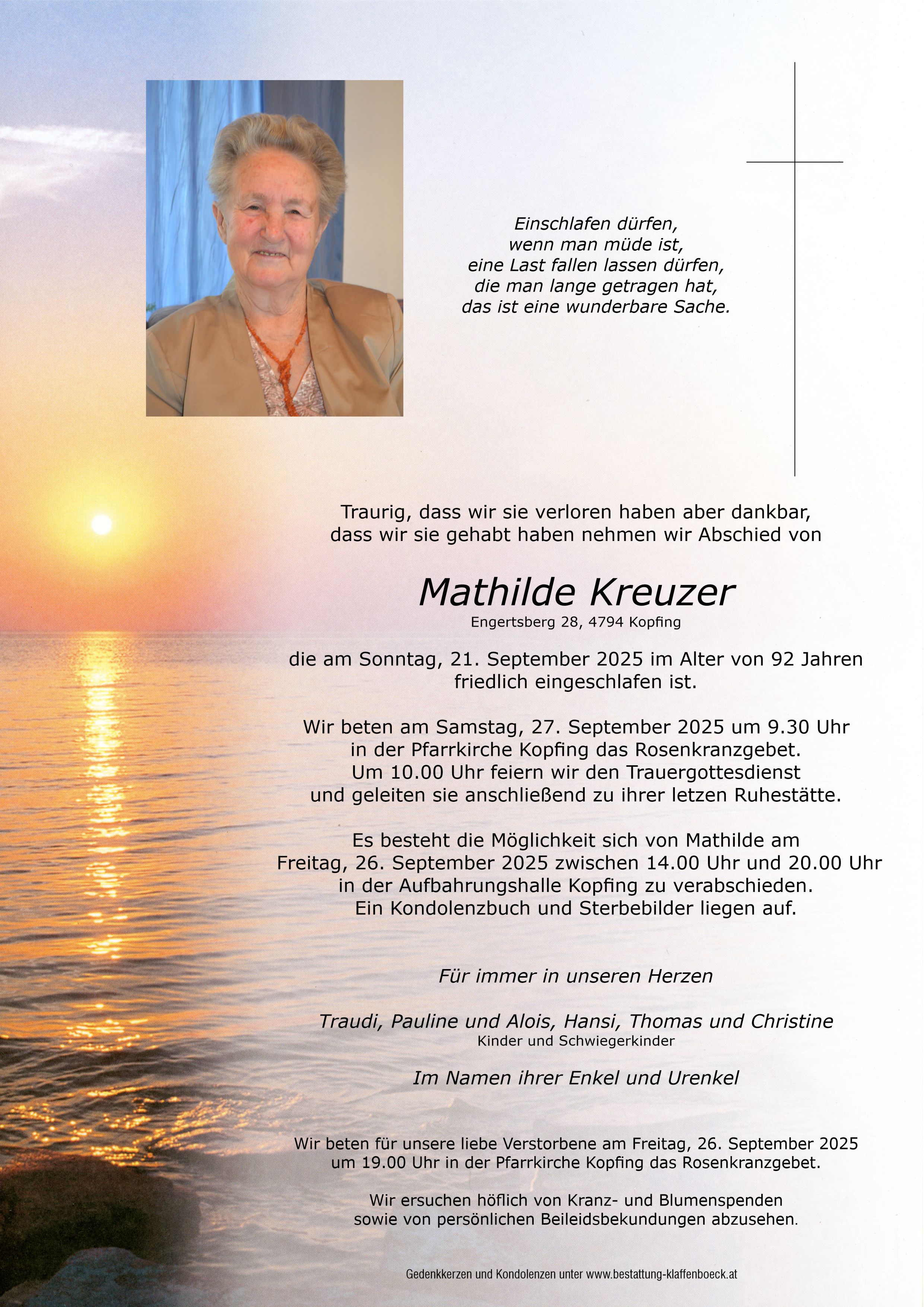 Mathilde  Kreuzer