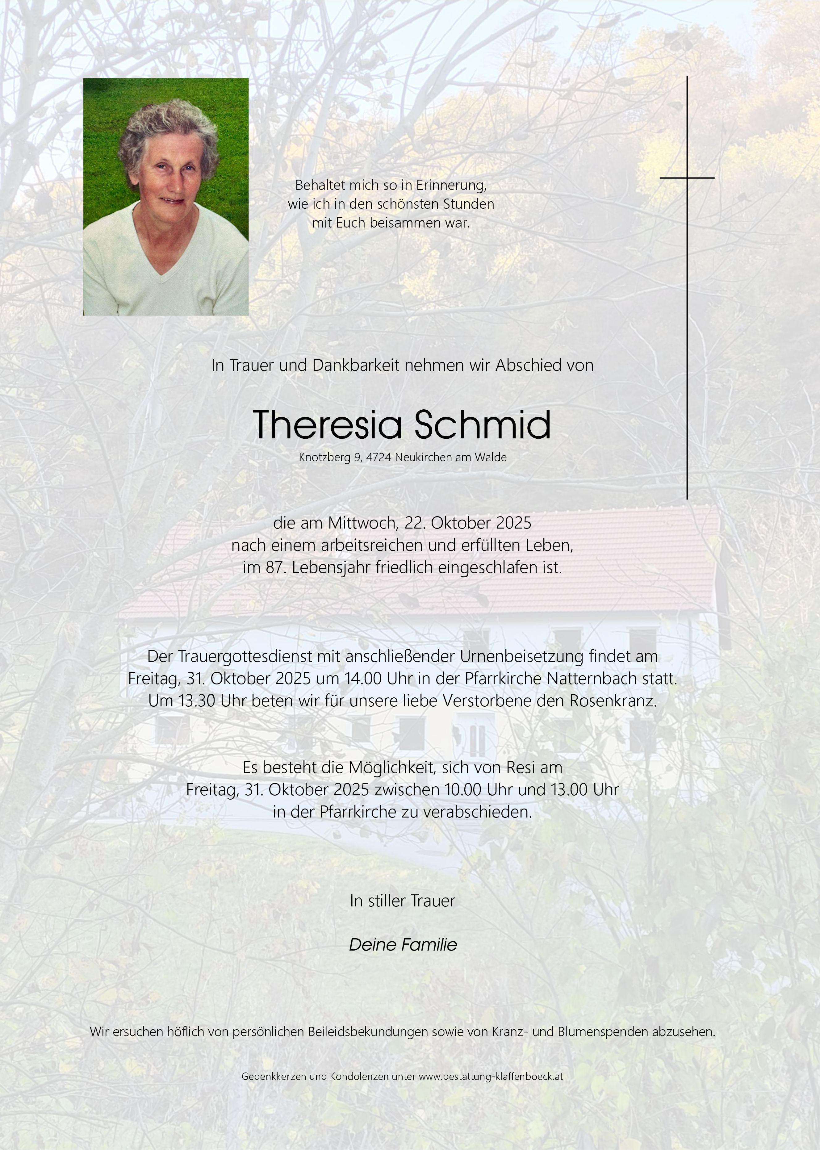 Theresia  Schmid