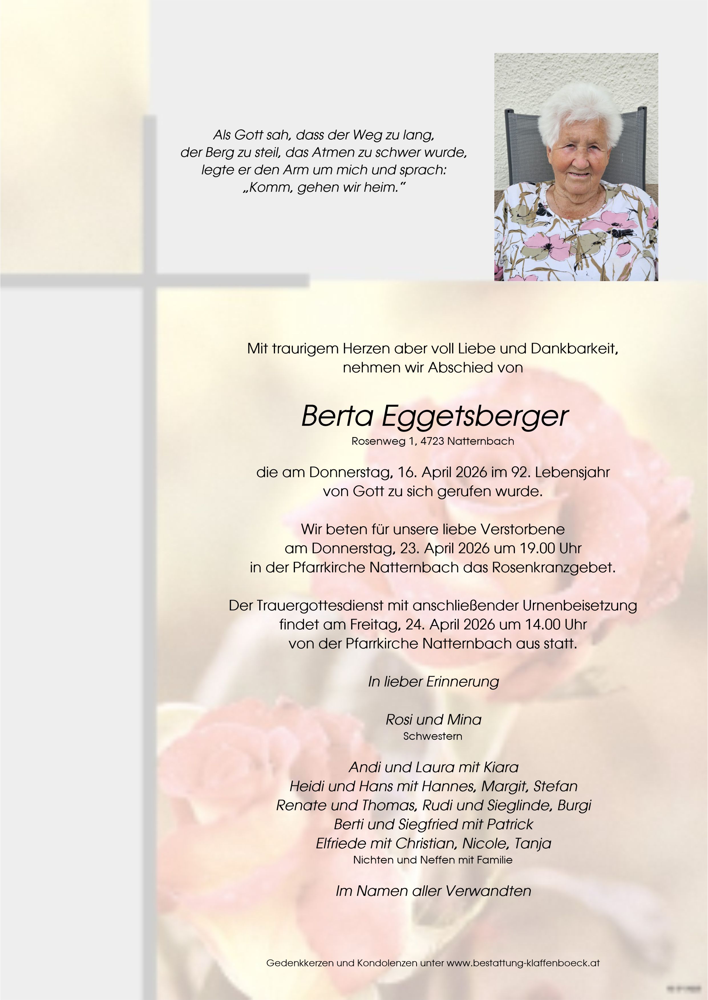 Berta  Eggetsberger