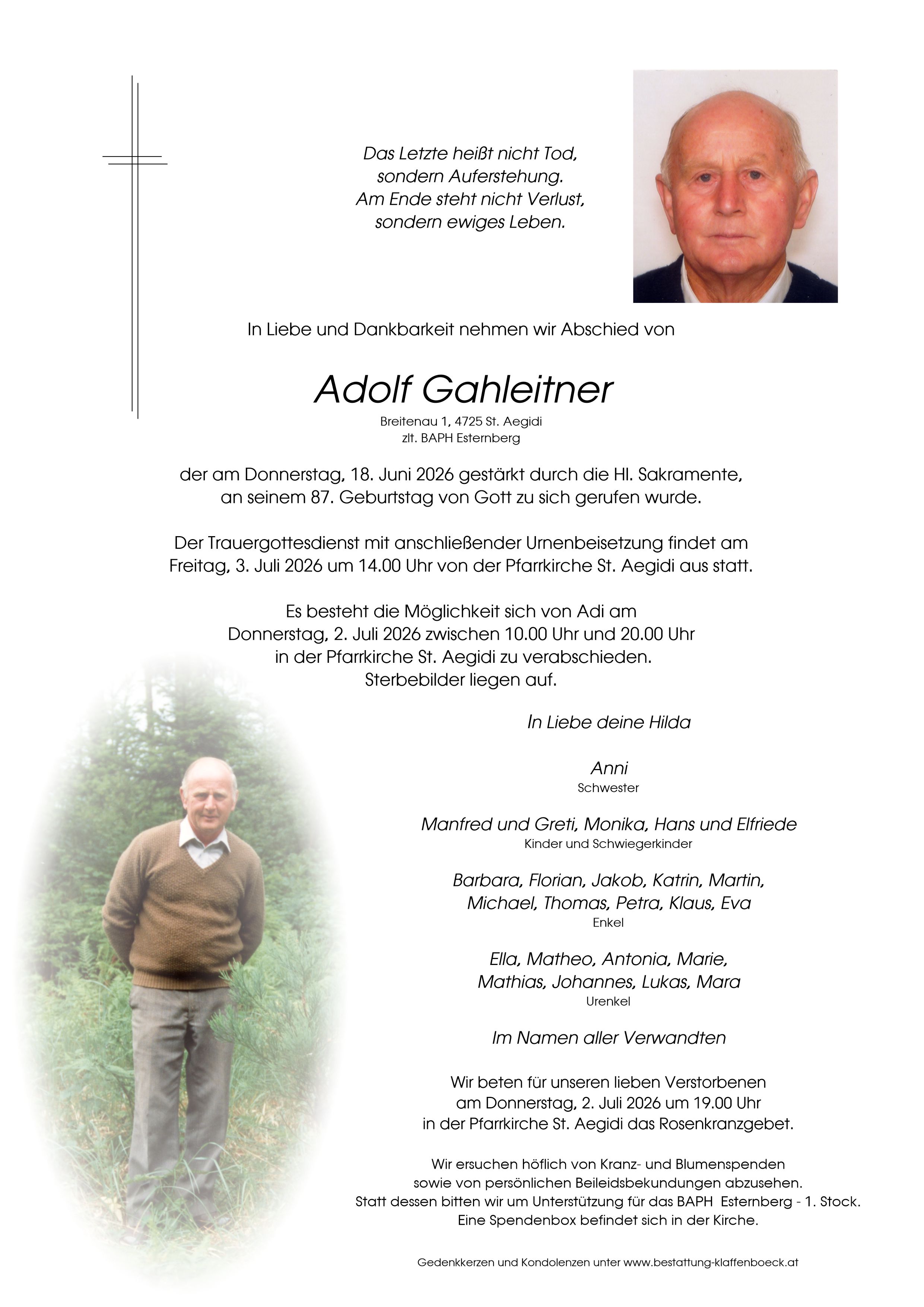 Adolf  Gahleitner